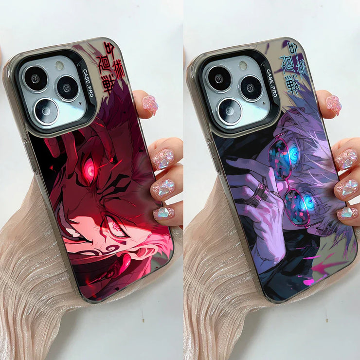 ✨ RYŪZAN Jujutsu Kaisen Phone Case | Gojo & Yuji for iPhone 15-11 Pro Max 📱🔮