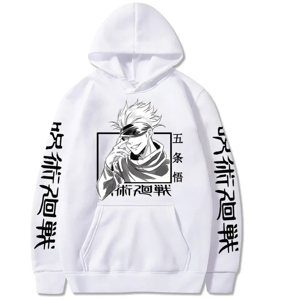 Jujutsu Kaisen Gojo Satoru Hoodie | Loose Casual Pullover