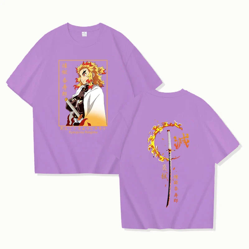 Demon Slayer Rengoku Kyoujurou T-Shirt | Unisex Summer Tee