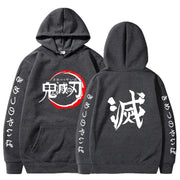 🔥 Demon Slayer Letter Graphic Hoodie | RYŪZAN Fashion Streetwear Pullover 💥