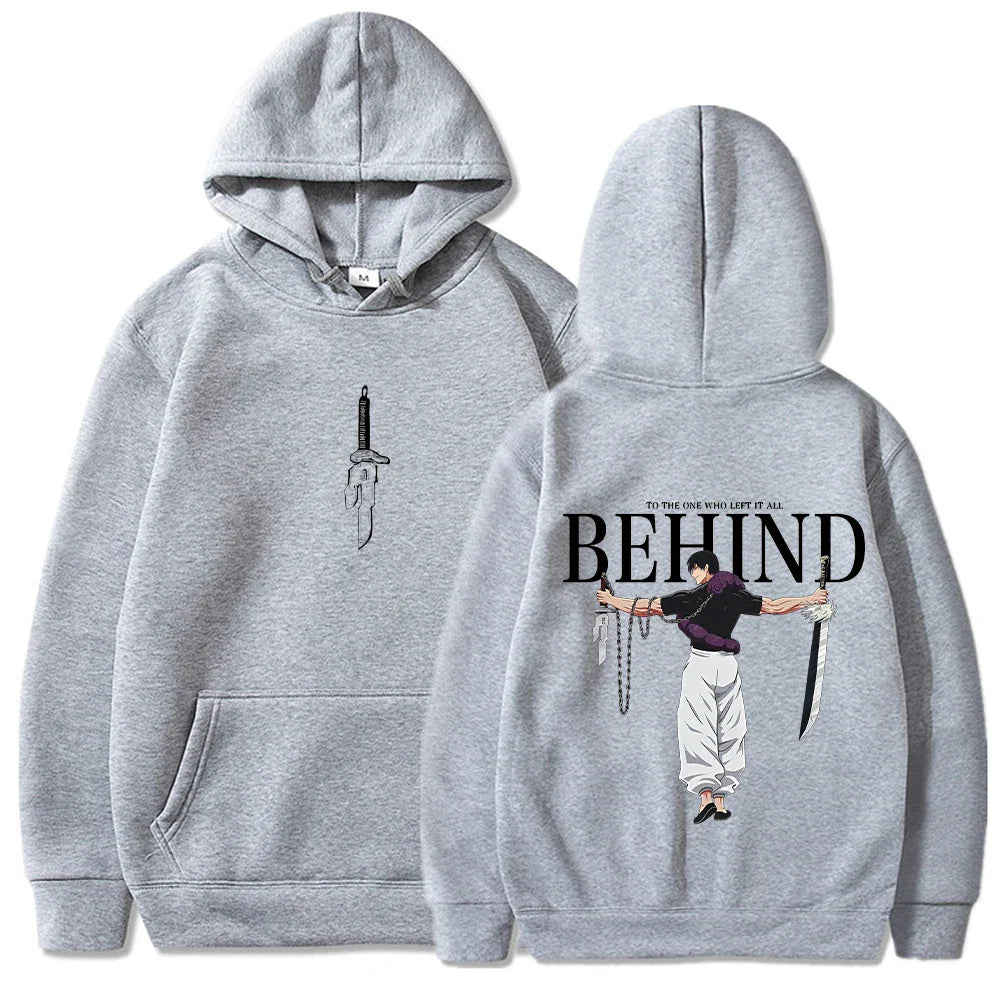 Jujutsu Kaisen Toji Hoodie | Gothic Anime Hip-Hop Sweatshirt