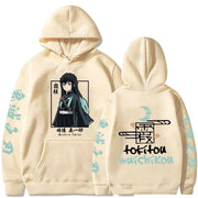 😄 New Funny Japan Anime Demon Slayer Women Hoodies | Muichiro Tokito Printed Pullover | RYŪZAN 🐉