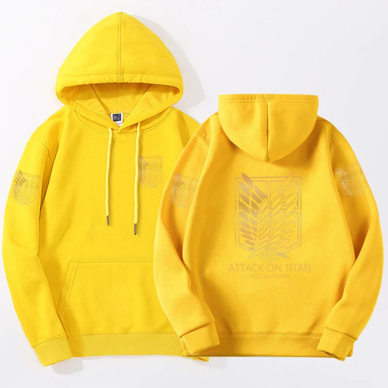 Attack on Titan Crewneck Hoodie | Harajuku Anime Pullover