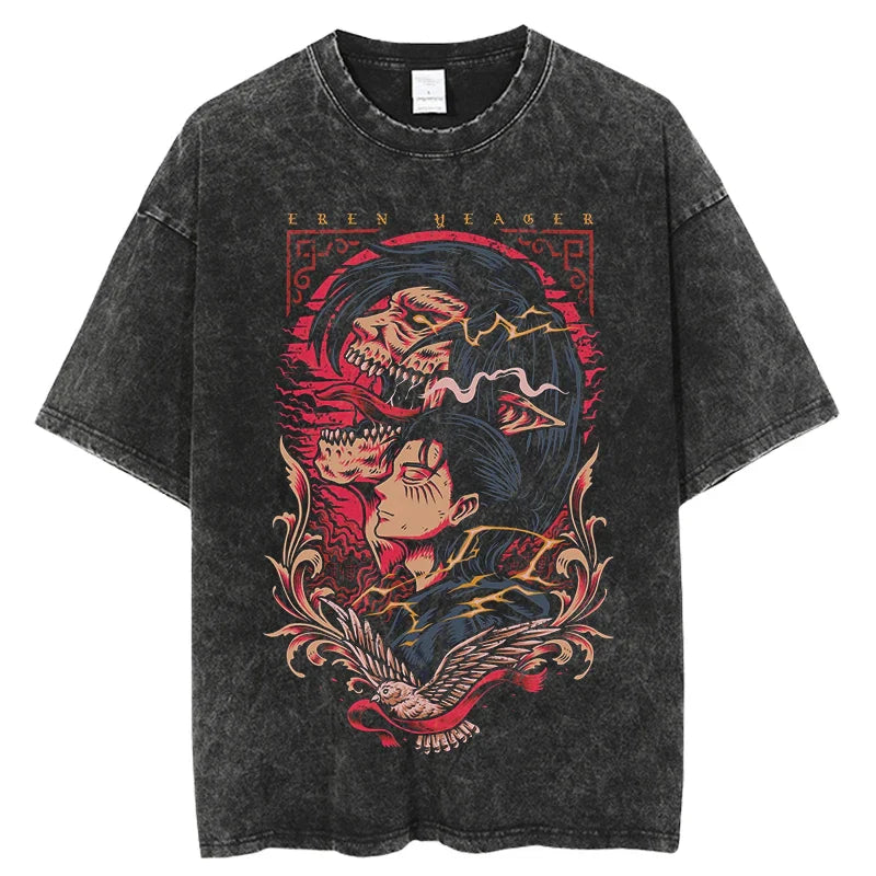 Attack on Titan Levi Ackerman Cotton T-Shirt | Harajuku Tee