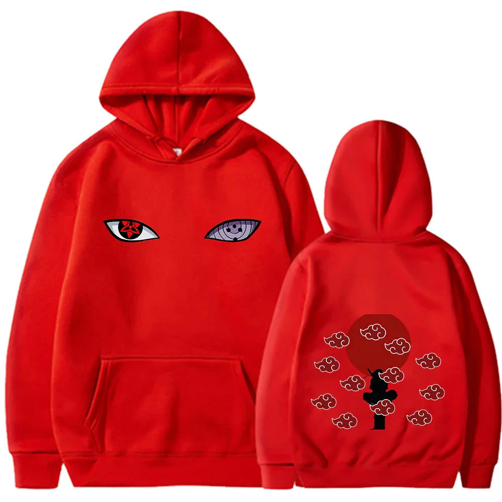 Demon Slayer Oversized Hoodie | Y2K Berserk Print Sweatshirt