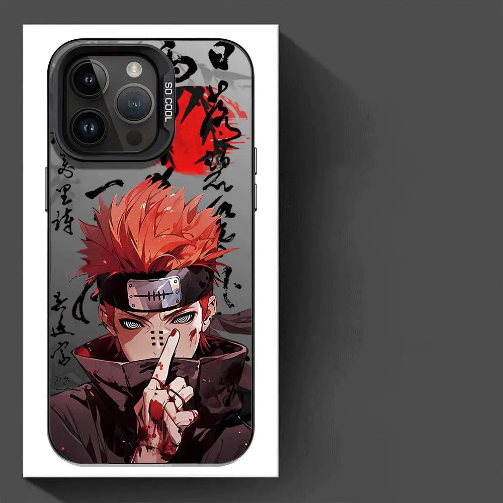 Naruto Akatsuki Silicone iPhone Case | Anime Shockproof Cover