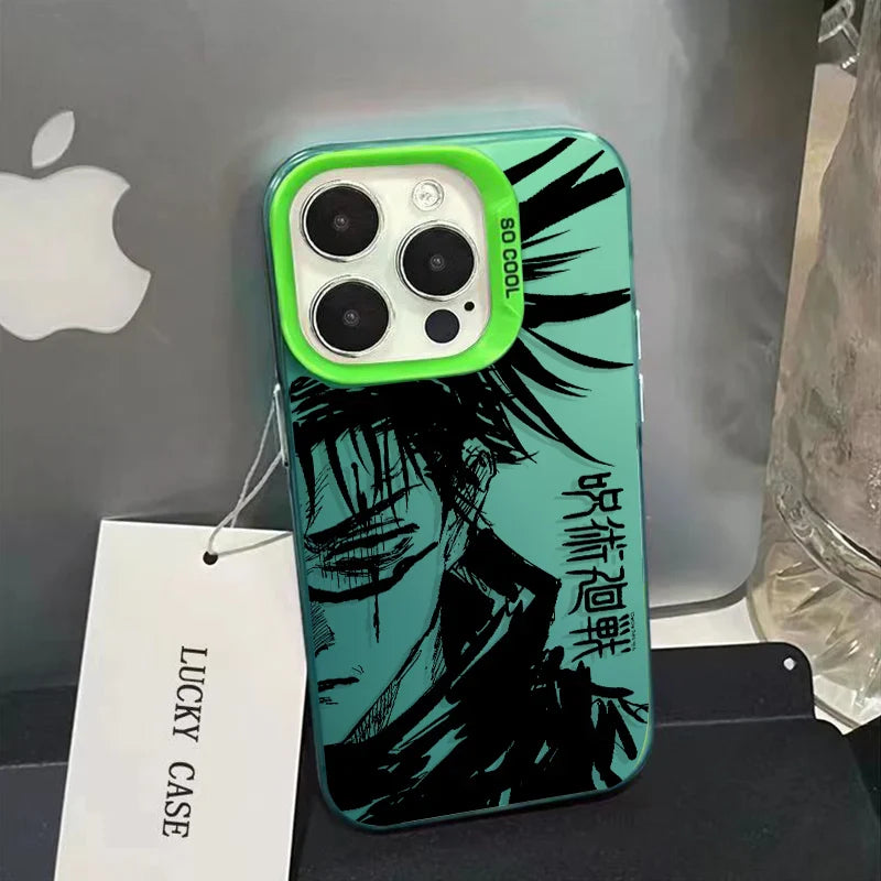 Jujutsu Kaisen Silver Plated iPhone Case | Animation Cover