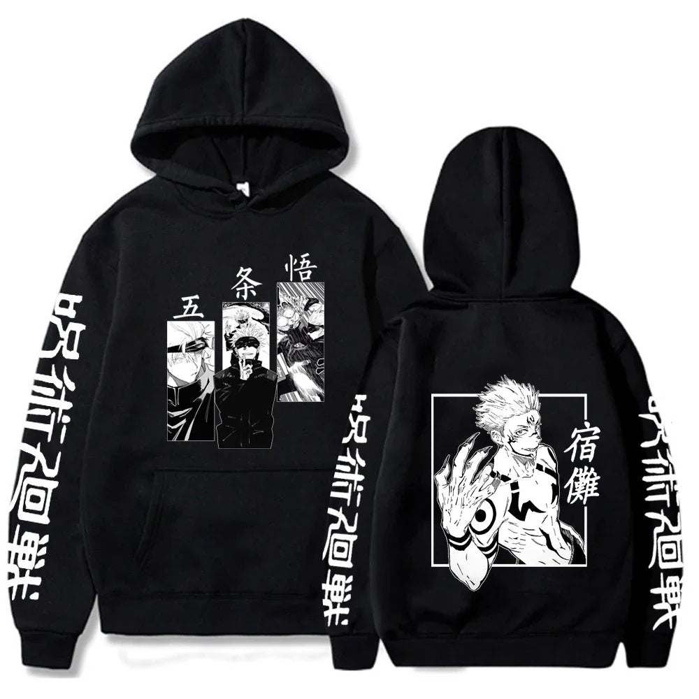 Jujutsu Kaisen Gojo Hoodie | Harajuku Anime Streetwear