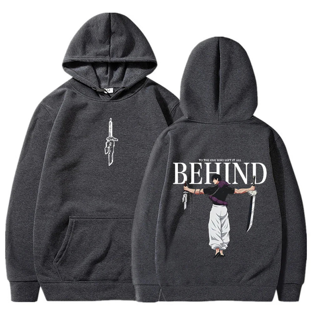 Jujutsu Kaisen Toji Hoodie | Gothic Anime Hip-Hop Sweatshirt