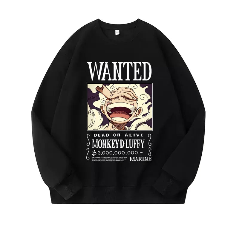 One Piece Nika Luffy Sweatshirt | Unisex Crew Neck Pullover