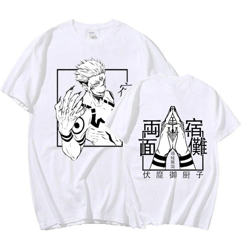 Jujutsu Kaisen Sukuna Graphic T-Shirt | Casual Anime Tee