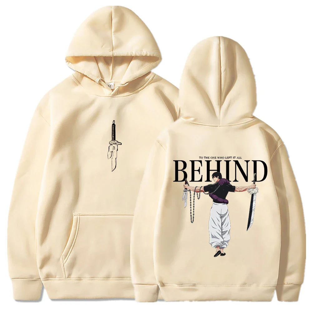 Jujutsu Kaisen Toji Hoodie | Gothic Anime Hip-Hop Sweatshirt