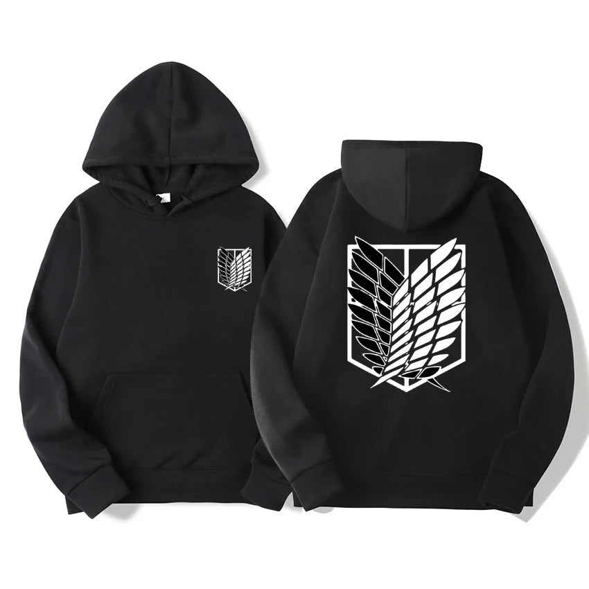Attack on Titan Hoodie | Unisex Harajuku Anime Pullover