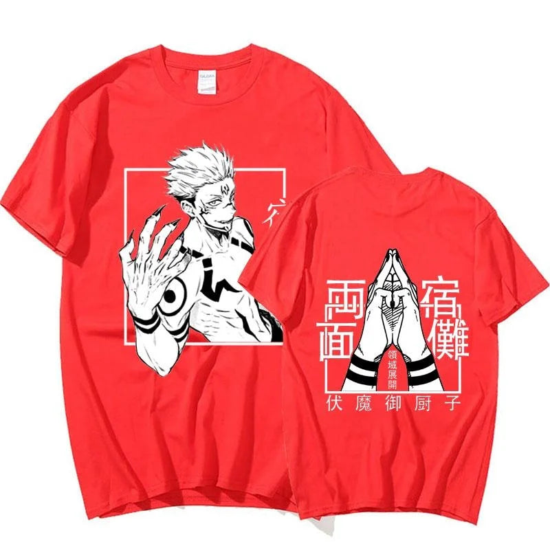 Jujutsu Kaisen Sukuna Graphic T-Shirt | Casual Anime Tee
