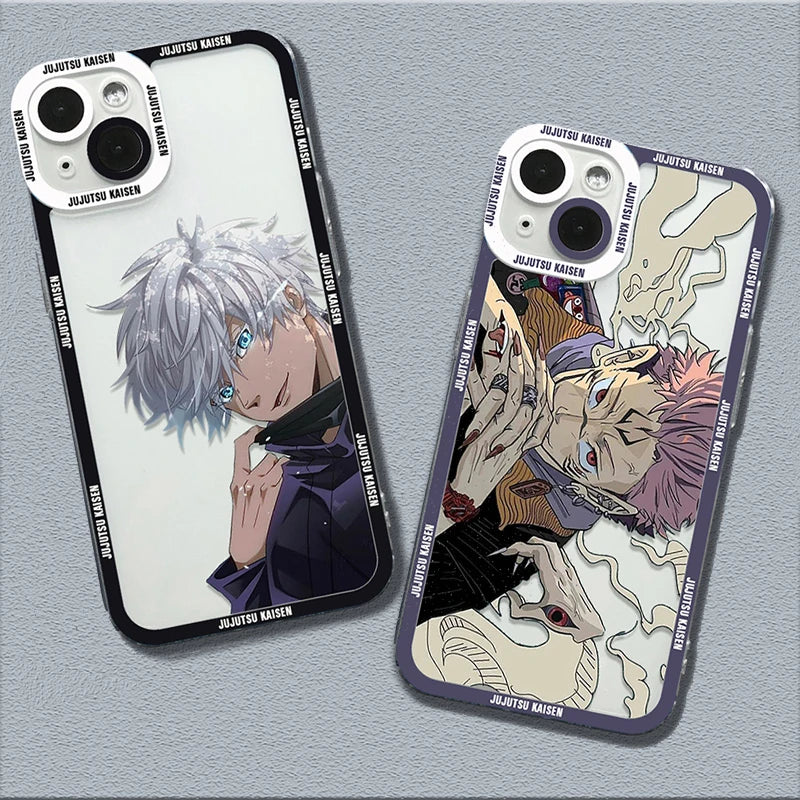 Jujutsu Kaisen Shockproof Transparent iPhone Case | Anime
