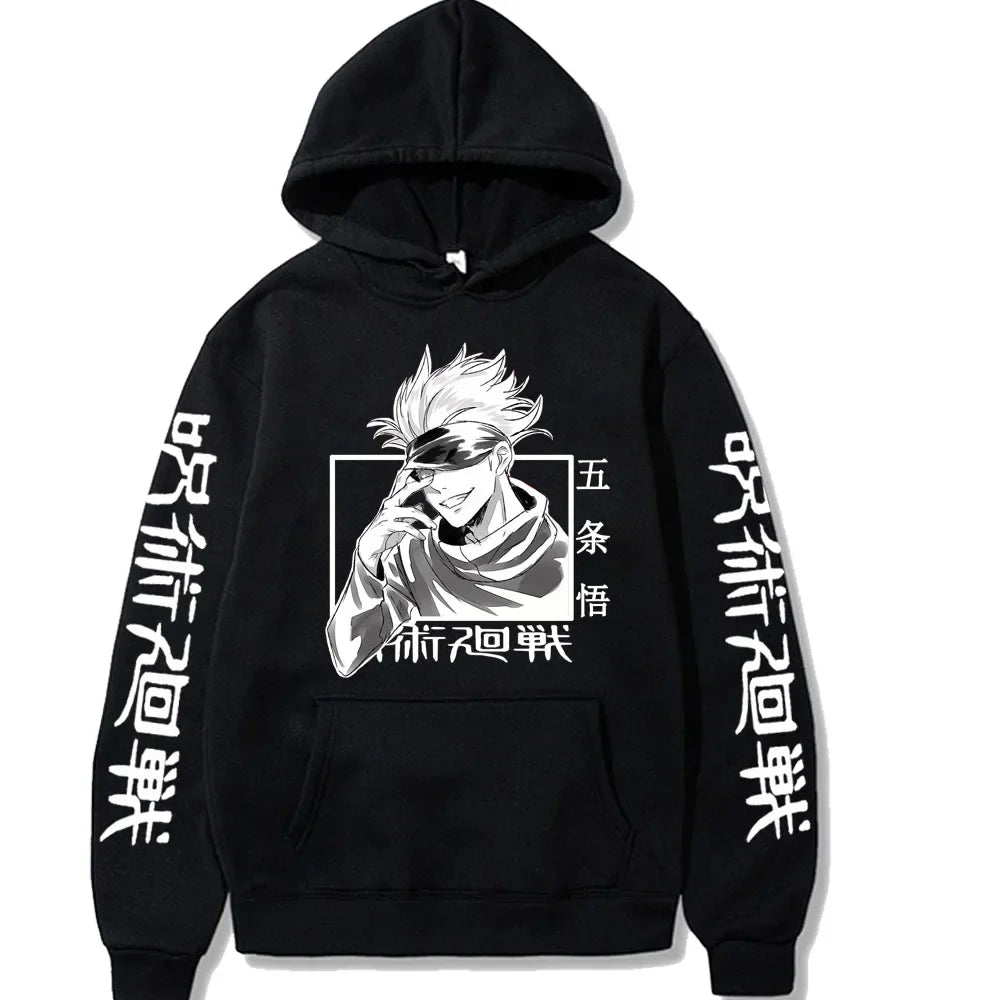 Jujutsu Kaisen Gojo Satoru Hoodie | Loose Casual Pullover