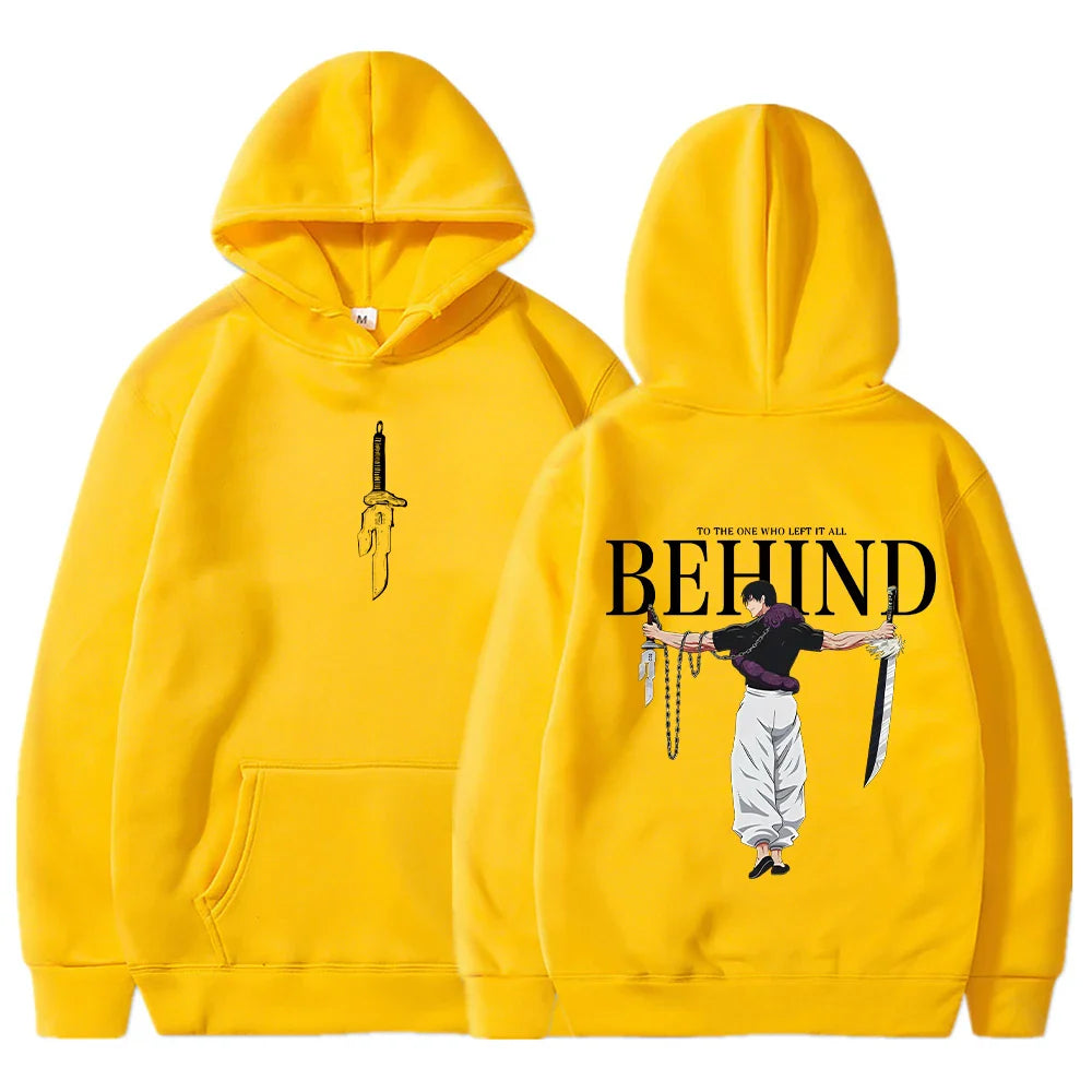 Jujutsu Kaisen Toji Hoodie | Gothic Anime Hip-Hop Sweatshirt