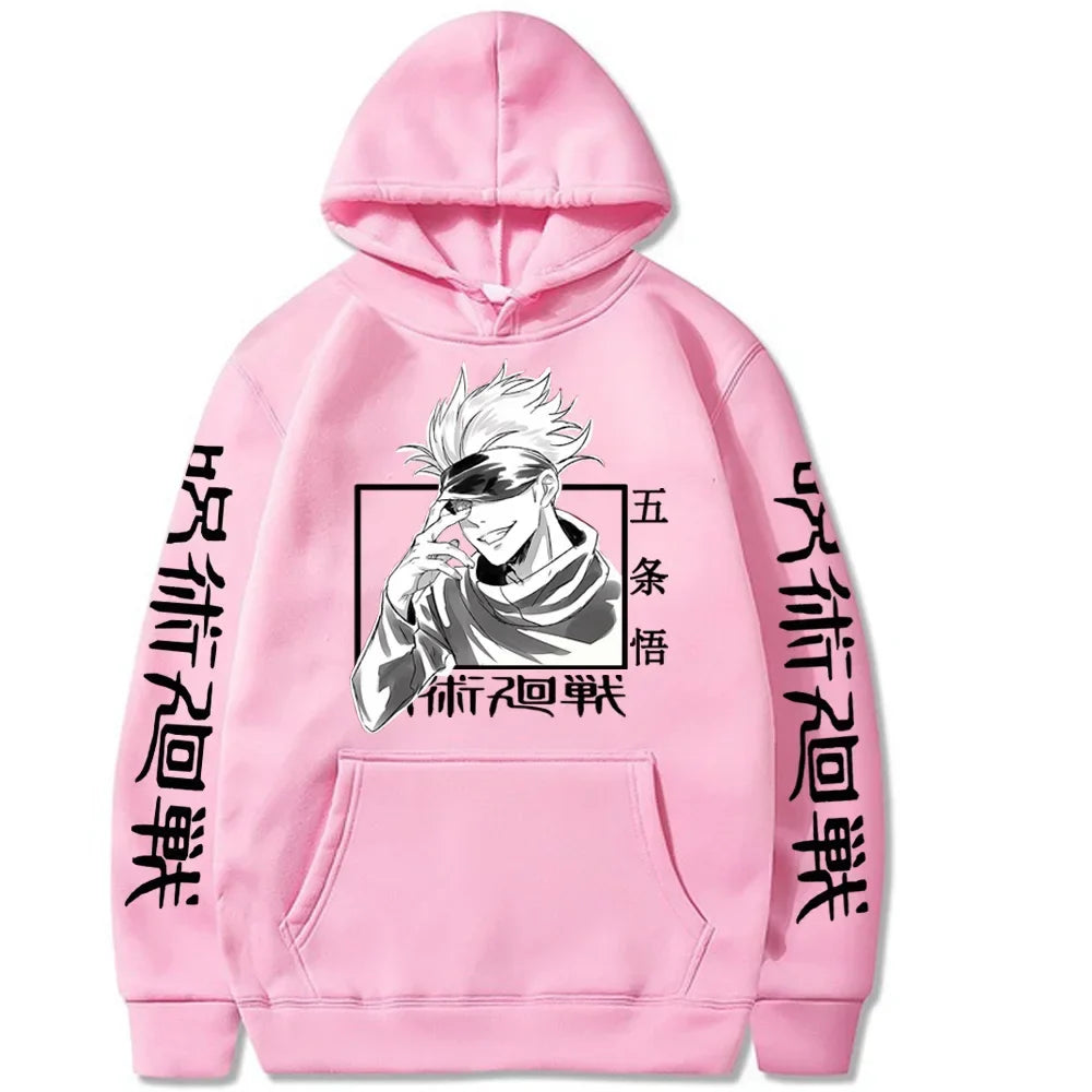 Jujutsu Kaisen Gojo Satoru Hoodie | Loose Casual Pullover
