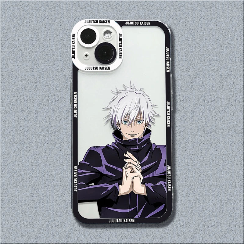 Jujutsu Kaisen Shockproof Transparent iPhone Case | Anime